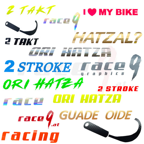 race9 Sticker Set